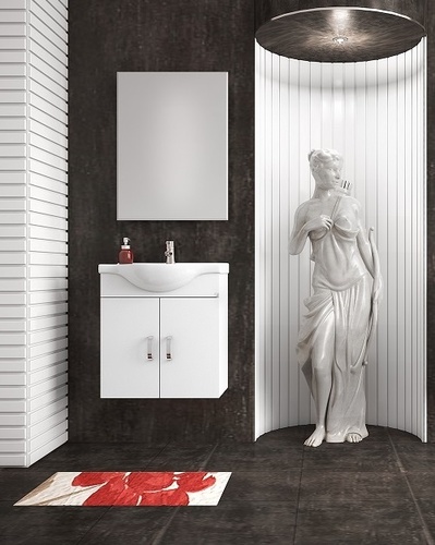 МДФ мебели за баня Alba 65 White