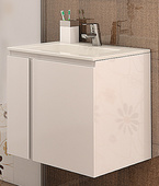 Долен PVC шкаф с мивка Marea White