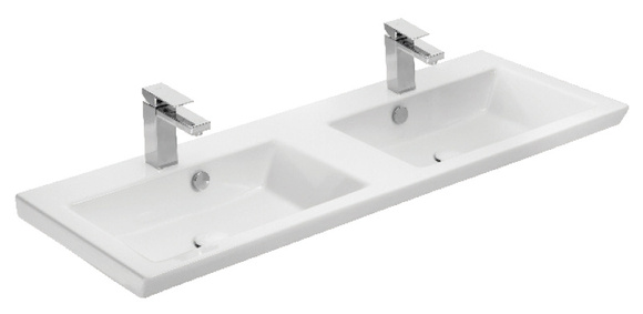 Двоен умивалник 120/44/16см Luxus 120 Wood