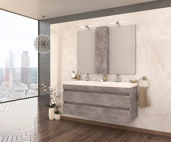 МДФ мебели за баня Luxus 120 Granite