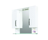 Горен шкаф за баня 85/75/18см Джесика