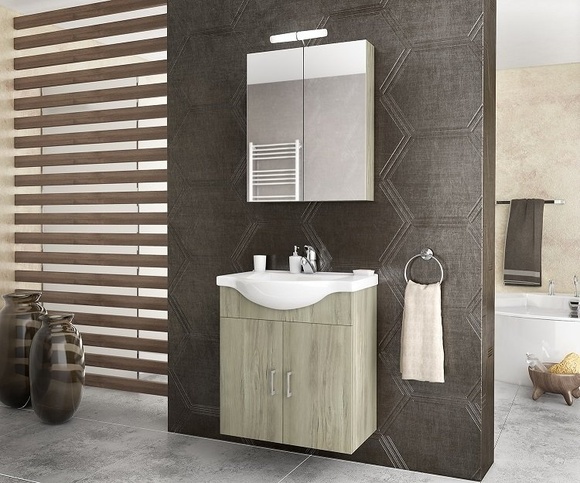 Комплект мебели за баня Alba 65 Elm Wood