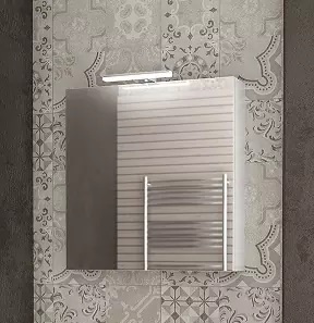 Горен шкаф с огледало Magnolia 55 White
