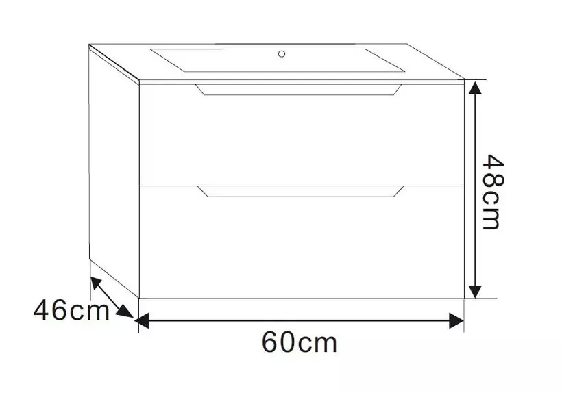 Долен шкаф ICP 6026 Алесия (1)
