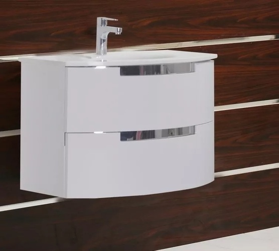 Бял PVC шкаф за баня ICP 8064