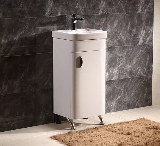 Бял PVC шкаф за баня ICP 4035