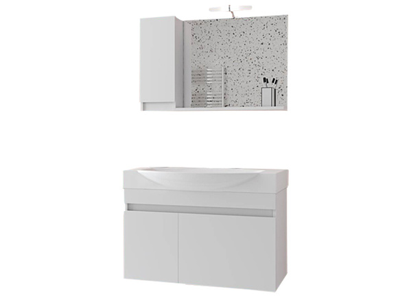 MDF комплект за баня Senso 85 White