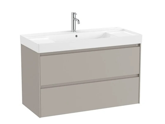 MDF шкаф за баня Ona Unik Grey Matt 100см