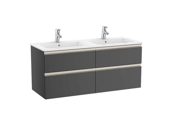 Шкаф за баня The Gap Unik Anthracite Grey Gloss 120см