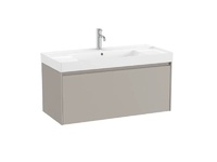 MDF шкаф за баня Ona Unik Grey Matt 100см