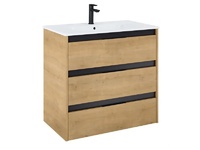 Шкаф за баня Unik Light Oak 80см