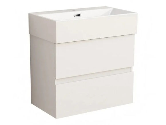 Елегантен PVC шкаф за баня Compact 5845W