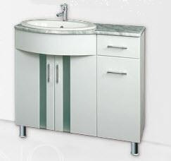 Шкаф с мивка Linea White